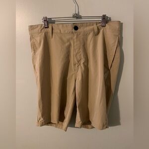 Hurley hybrid shorts men’s khaki tan 34